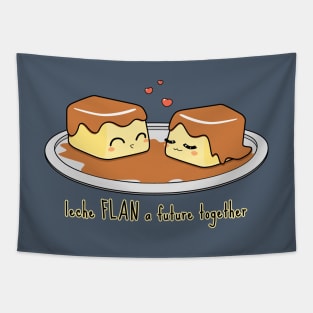 leche FLAN a future together Tapestry