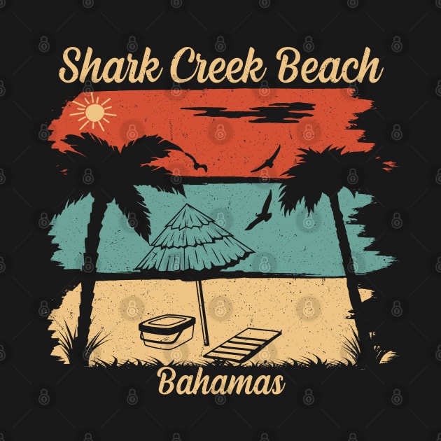 Bahamas Bahamian Flag Beach Great Shark Creek by smartrocket