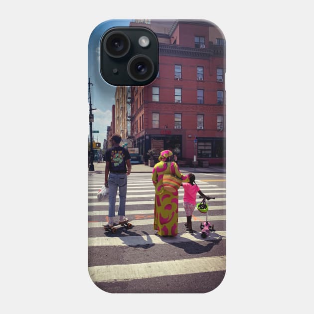 Harlem People, New York City Phone Case by eleonoraingrid