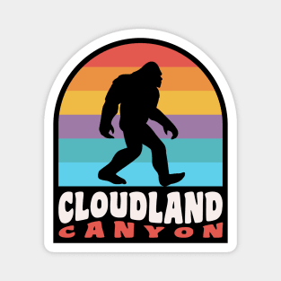 Cloudland Canyon State Park Bigfoot Sasquatch Georgia Hiking Magnet