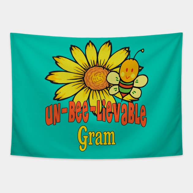 Unbelievable Gram Sunflowers and Bees Tapestry by FabulouslyFestive