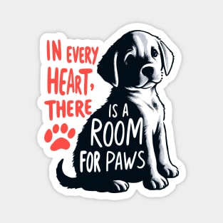 Heartfelt Paws: A Loving Pet Tribute Magnet