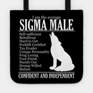 Average Sigma Male Tote