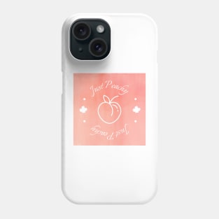 Just peachy Phone Case