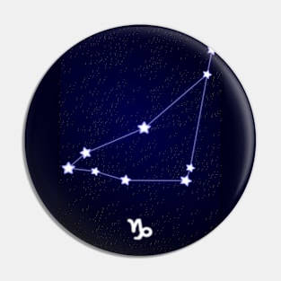 Capricorn Constellation Pin