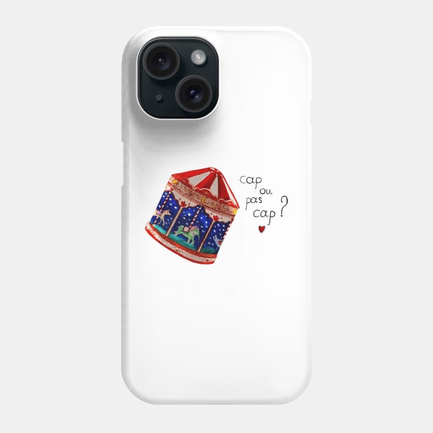 Love me if you dare - Watercolor Illustration Phone Case by Le petit fennec