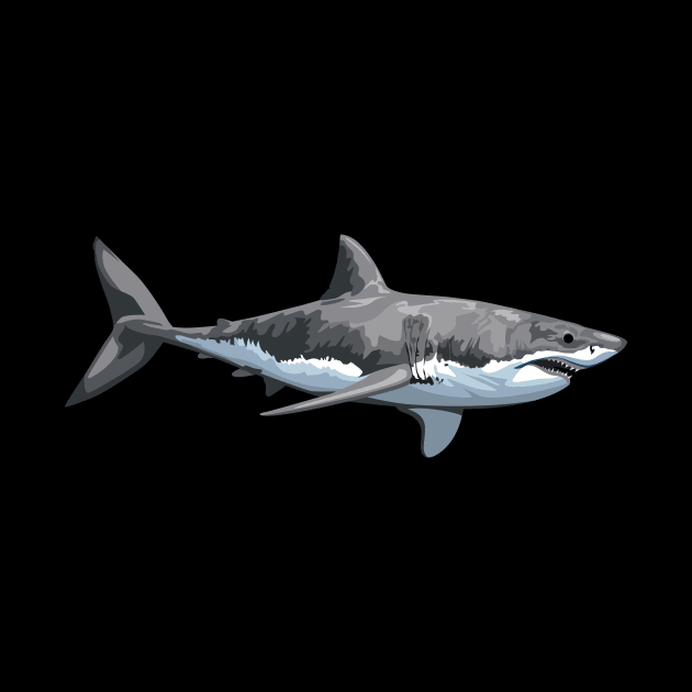 The Great White Shark by LaughingDevil