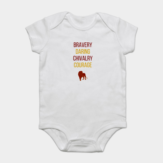 Gryffindor Traits With Lion From Harry Potter Gryffindor Baby