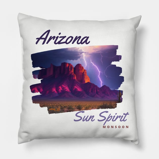 Arizona Sun Spirit Monsoon Series Pillow by Arizona Sun Spirit