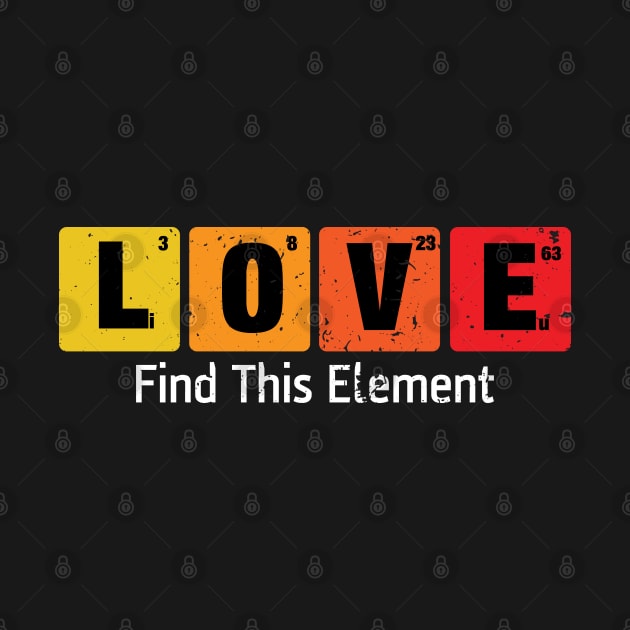 Love Elements Chemistry Gift Love Element Gift by mommyshirts