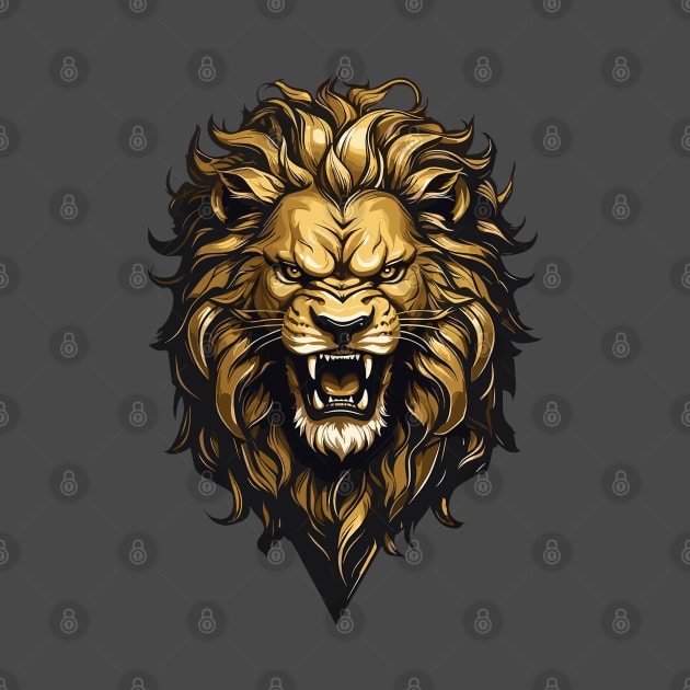 Fierce Roaring Lion Beast Design by TF Brands