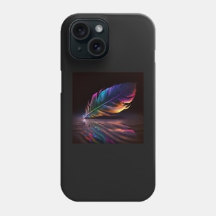 Colors that ride the wind and settle on the water Phone Case