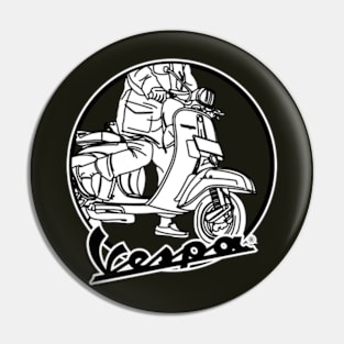 Vespa Addict #2 Pin