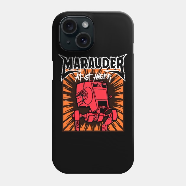 Heavy Metal Inspired Sci-fi War Machine Walker Music Band Phone Case by BoggsNicolas