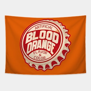 Vintage Generic Blood Orange Soda Bottlecap Tapestry