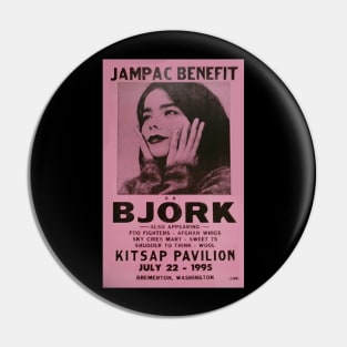 Bjork concert panflet Pin