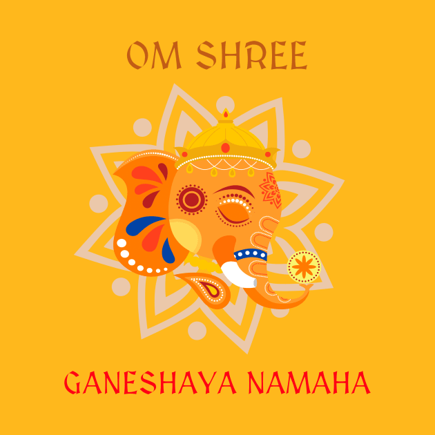 Indian Lord Ganesha by Rhythmic Designs