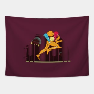 Minimalist Samus Tapestry