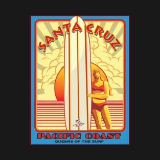 SANTA CRUZ PACIFIC COAST SURFING QUEENS OF THE SURF T-Shirt