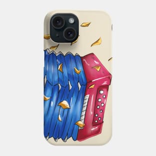 Yellow Leaves Acordeon Phone Case