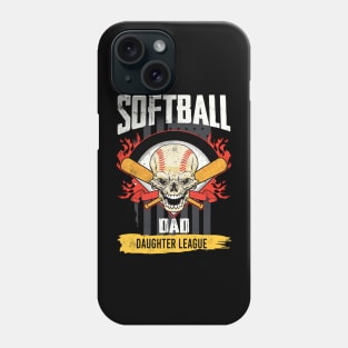 Softball Dad Daughter League Phone Case