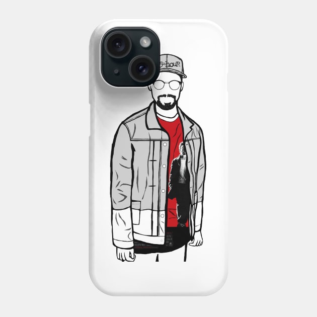 Spike Lee (25th Hour) Portrait Phone Case by Youre-So-Punny