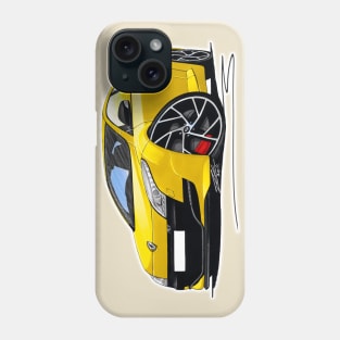 RenaultSport Megane 250 Yellow Phone Case