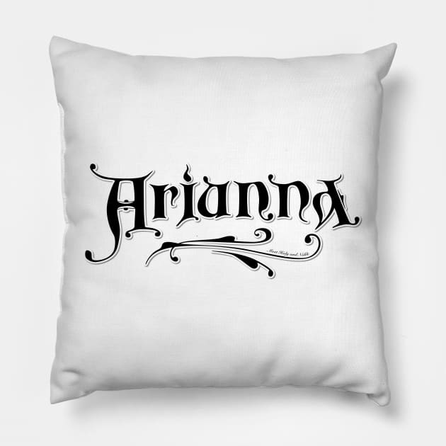 Arianna Pillow by oleo_graphy