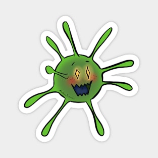 Happy Nocturnal Virus Magnet