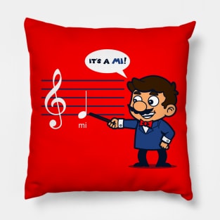 Funny Video Game Inspired Music Teacher Pillow