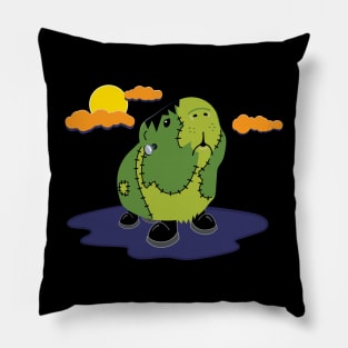 Funny Halloween Frankenstein Monster Guinea Pig, Cavy Pillow