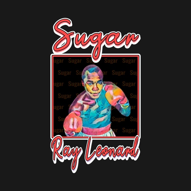 Sugar Ray Leonard Black by FightIsRight