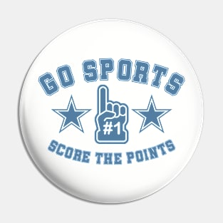 Go Sports! Pin