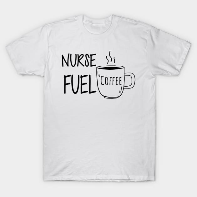 Nurse fuel iced coffee - tshirt