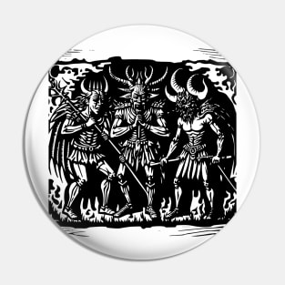 Medieval Daemon #3 Pin