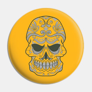 Skull Art Pin