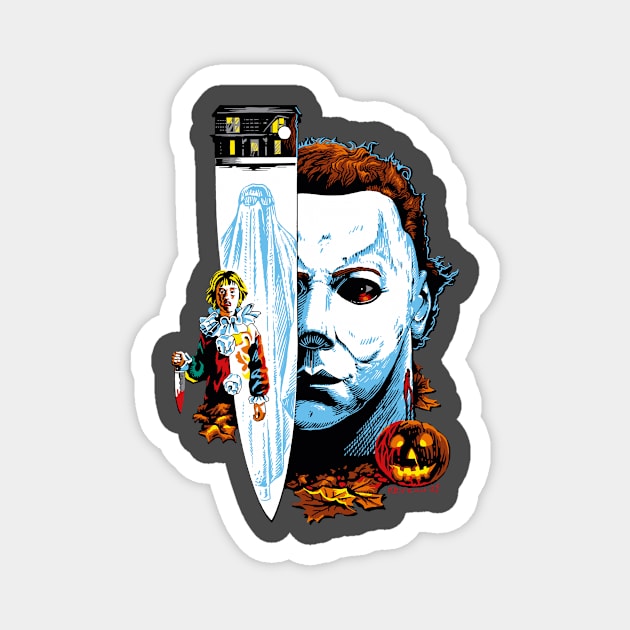 Michael Myers Halloween Magnet by SerhiyKrykun