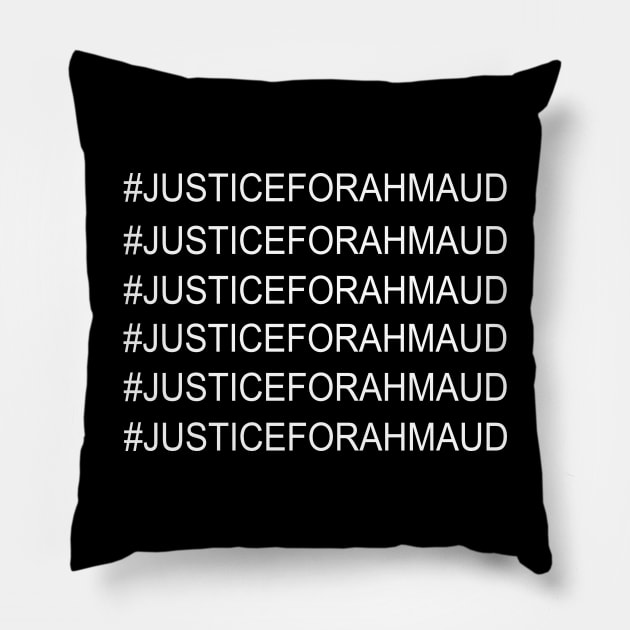 Justice For Ahmaud RunWithMaud Pillow by stefanfreya7