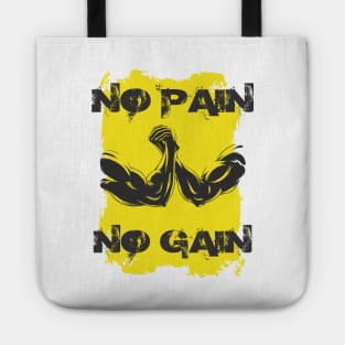 No pain no gain - Crazy gains - Nothing beats the feeling of power that weightlifting, powerlifting and strength training it gives us! A beautiful vintage design representing body positivity! Tote
