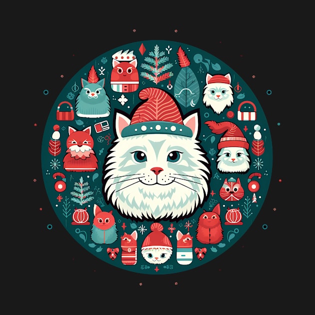 Norwegain Forest Cat  Xmas, Love Cats by dukito