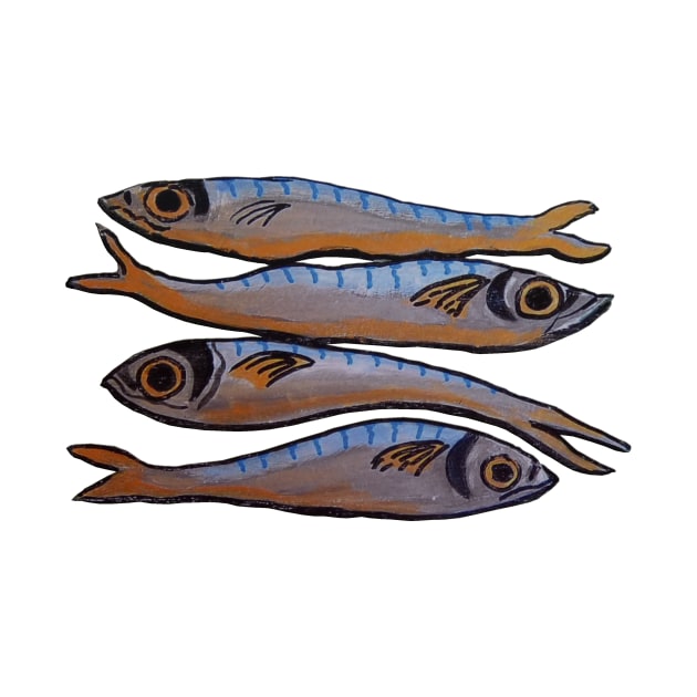 Sardines by PaintingsbyArlette