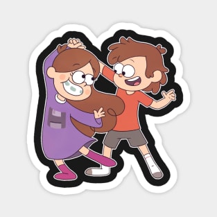 Dance Twins Magnet