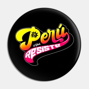 Perú Resiste Pin