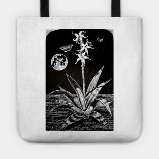 Night Blossoms Woodcut Tote