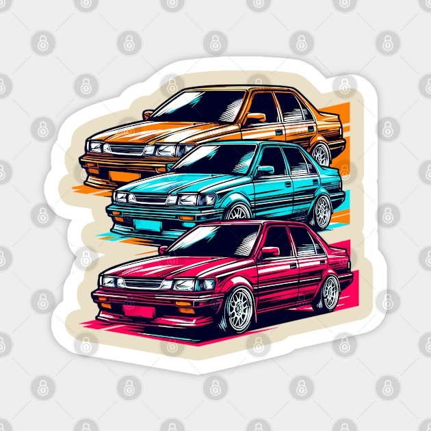 Toyota Corolla Magnet by Vehicles-Art