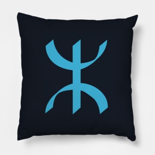 Blue TIFINAGH - Berber Tifinagh - Amazigh Tifinagh Pillow