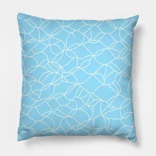 Abstract Geometric Water Pattern Pillow