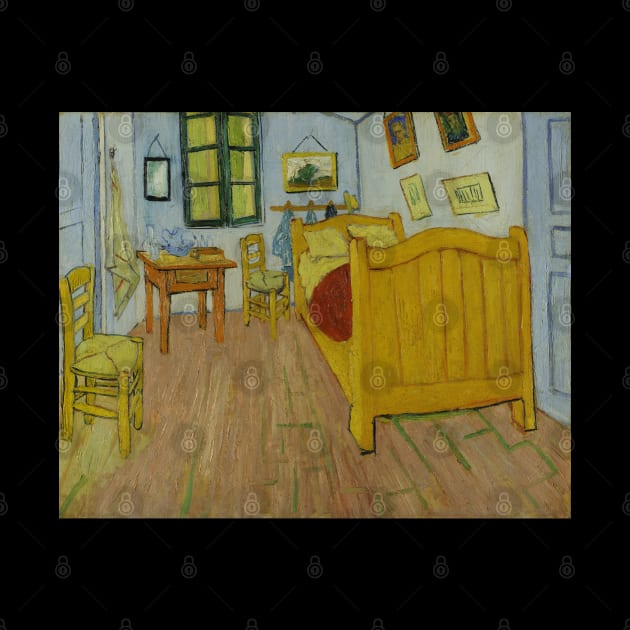 Bedroom in Arles (1888) Vincent van Gogh by Comrade Jammy