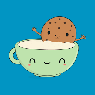 Cute Coffee and Milk T-Shirt T-Shirt