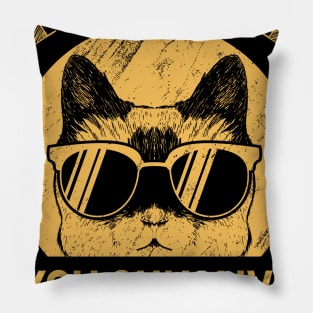 Funny cat lover quote YOLST Pillow